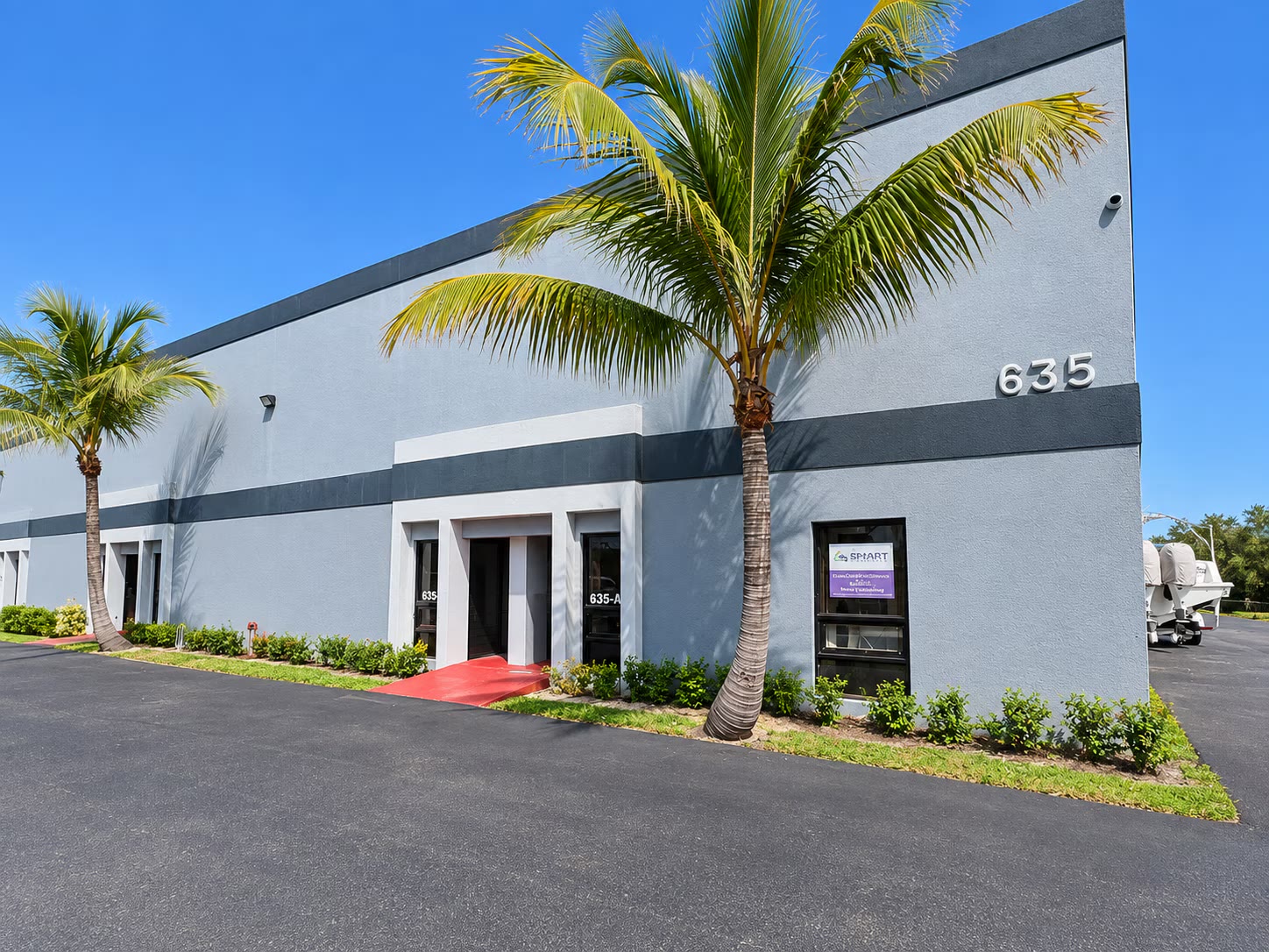 635 Gator Dr office/warehouse building exterior, Lantana FL