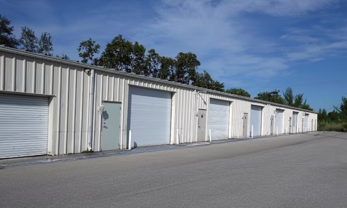 8231 Bama Ln warehouse exterior, Ponderosa Industrial Park, West Palm Beach FL